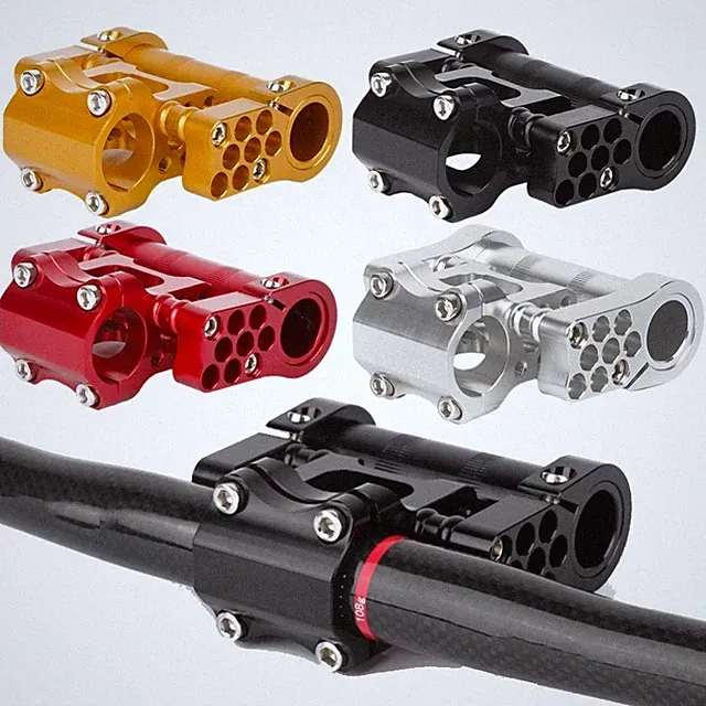For Easy Maneuverability Adjustable Deformation Dual Stem Folding Bike